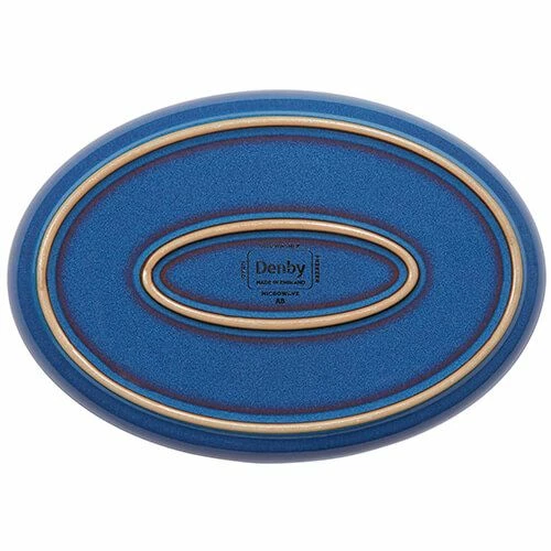 Denby Imperial Blue Medium Oval Tray - Image 3