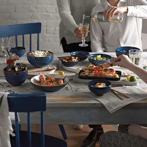 Denby Imperial Blue Ramen / Large Noodle Bowl - Image 3