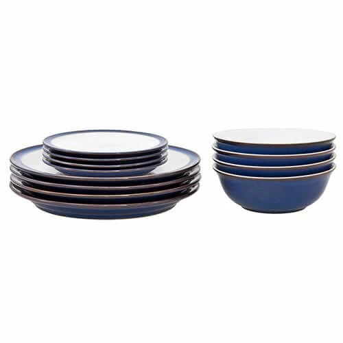 Denby Imperial Blue 12 Piece Set