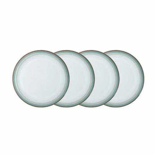 Denby Regency Green 4 Piece Medium Plate Set