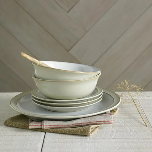 Denby Linen 12 Piece Coupe Tableware Set - Image 2