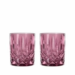 Nachtmann Noblesse Whisky Tumbler Berry Set Of 2