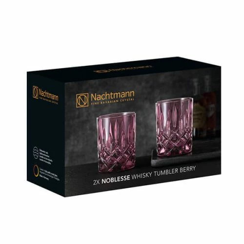 Nachtmann Noblesse Whisky Tumbler Berry Set Of 2 - Image 4