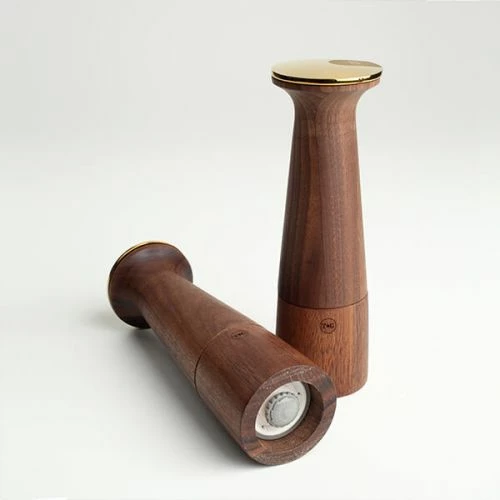 T&G CrushGrind Oblique Deco Gold Salt Mill - Image 2