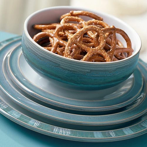 Denby Azure 4 Piece Dinner Plate Set - Image 3