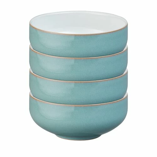 Denby Azure 4 Piece Cereal Bowl Set