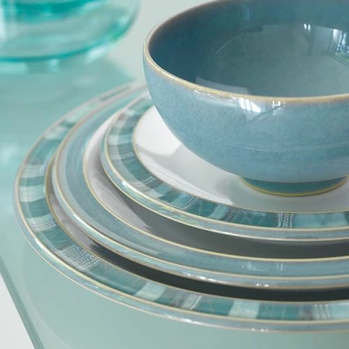 Denby Azure Coast Shallow Rimmed Bowl - Image 3