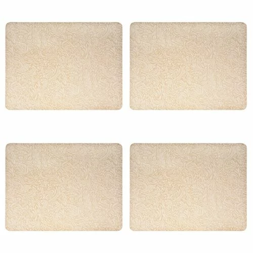 Denby Monsoon Lucille Gold Set Of 4 Placemats