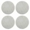Denby Monsoon Filigree Silver Set Of 4 Round Placemats