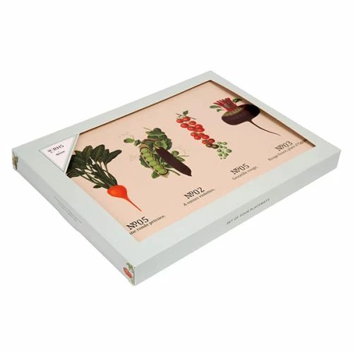 RHS Benary Vegetables Set Of 4 Placemats - Image 2
