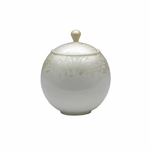 Denby Monsoon Lucille Gold Covered Sugar Bowl