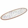Dexam Terracotta Fish Serving Platter Oval