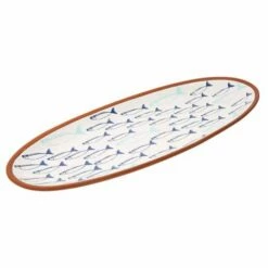 Dexam Terracotta Fish Serving Platter Oval