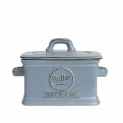 T&G Pride Of Place Butter Dish Blue
