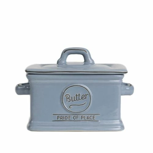 T&G Pride Of Place Butter Dish Blue