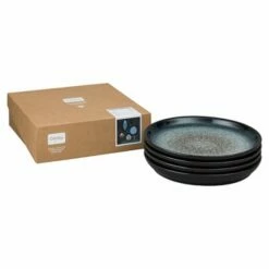 Denby Halo 4 Piece Alt Coupe Dinner Plate Set