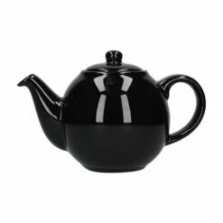 London Pottery Globe 2 Cup Teapot Gloss Black