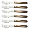 Tramontina Polywood Set Of 6 Jumbo Forks