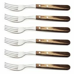 Tramontina Polywood Set Of 6 Jumbo Forks