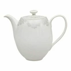 Denby Monsoon Filigree Silver Teapot