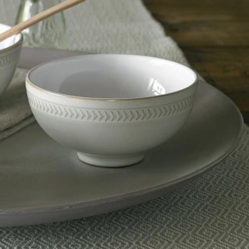 Denby Natural Canvas Textured Rice Bowl - Image 6