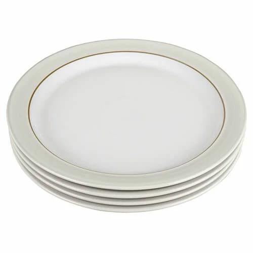 Denby Natural Canvas 4 Piece Dinner Plate Set - Image 2