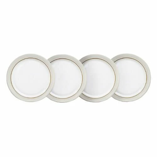 Denby Natural Canvas 4 Piece Dinner Plate Set - Image 3