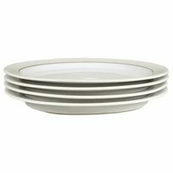 Denby Natural Canvas 4 Piece Dinner Plate Set