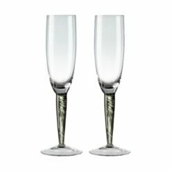Denby Jet Set Of 2 Champagne Flutes