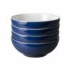 Denby Elements Dark Blue Set Of 4 Cereal Bowl