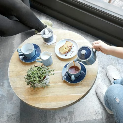 Denby Studio Blue Brew Flint Small Teapot - Image 4