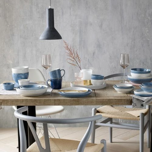 Denby Studio Blue Flint Coupe Dinner Plate - Image 4