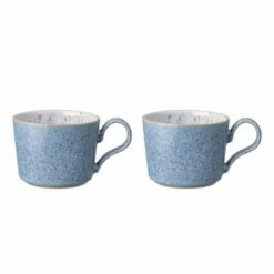 Denby Studio Blue Brew Set Of 2 Tea/Coffee Cups