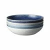 Denby Studio Blue 4 Piece Pasta Bowl Set