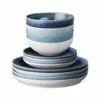 Denby Studio Blue 12 Piece Tableware Set