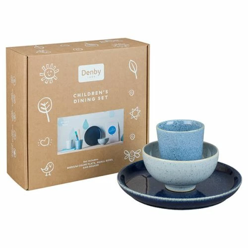 Denby Studio Blue Children's Dining Set - Image 3