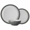Denby Elements Fossil Grey 12 Piece Tableware Set