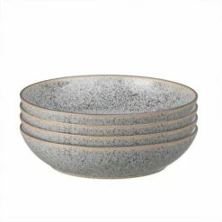 Denby Studio Grey Set Of 4 Pasta Bowls
