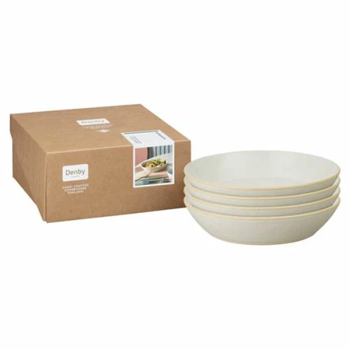 Denby Impression Cream 4 Piece Pasta Bowl Set - Image 3