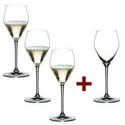 Riedel Extreme Rose / Champagne 4 For 3 Wine Glasses