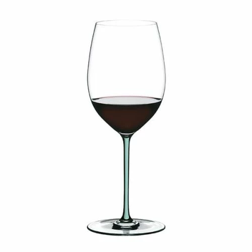 Riedel Hand Made Fatto A Mano Cabernet / Merlot Wine Glass Mint - Image 2