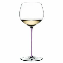 Riedel Hand Made Fatto A Mano Oaked Chardonnay Wine Glass Violet