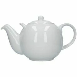 London Pottery Globe 10 Cup Teapot White
