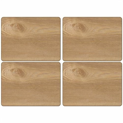 Creative Tops Oak Veneer Pack Of 4 Placemats