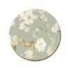 Creative Tops Duck Egg Floral Set Of 4 Premium Round Table Mats