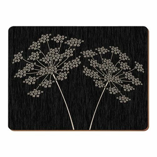 Creative Tops Silhouette Set Of 4 Large Premium Placemats