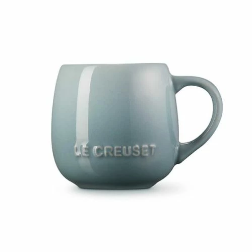 Le Creuset Sea Salt Stoneware Coupe Collection Sphere Mug - Image 3
