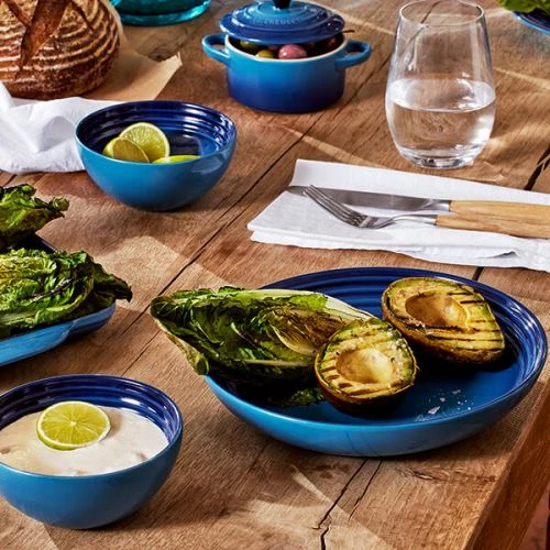 Le Creuset Azure Stoneware 22cm Pasta Bowl - Image 5