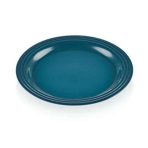 Le Creuset Deep Teal Stoneware 22cm Side Plate - Image 2