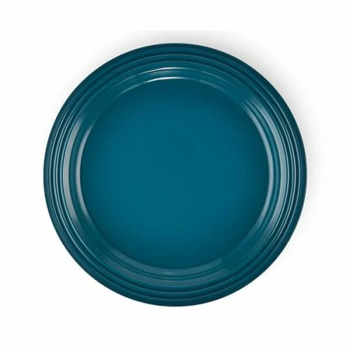 Le Creuset Deep Teal Stoneware 22cm Side Plate - Image 4